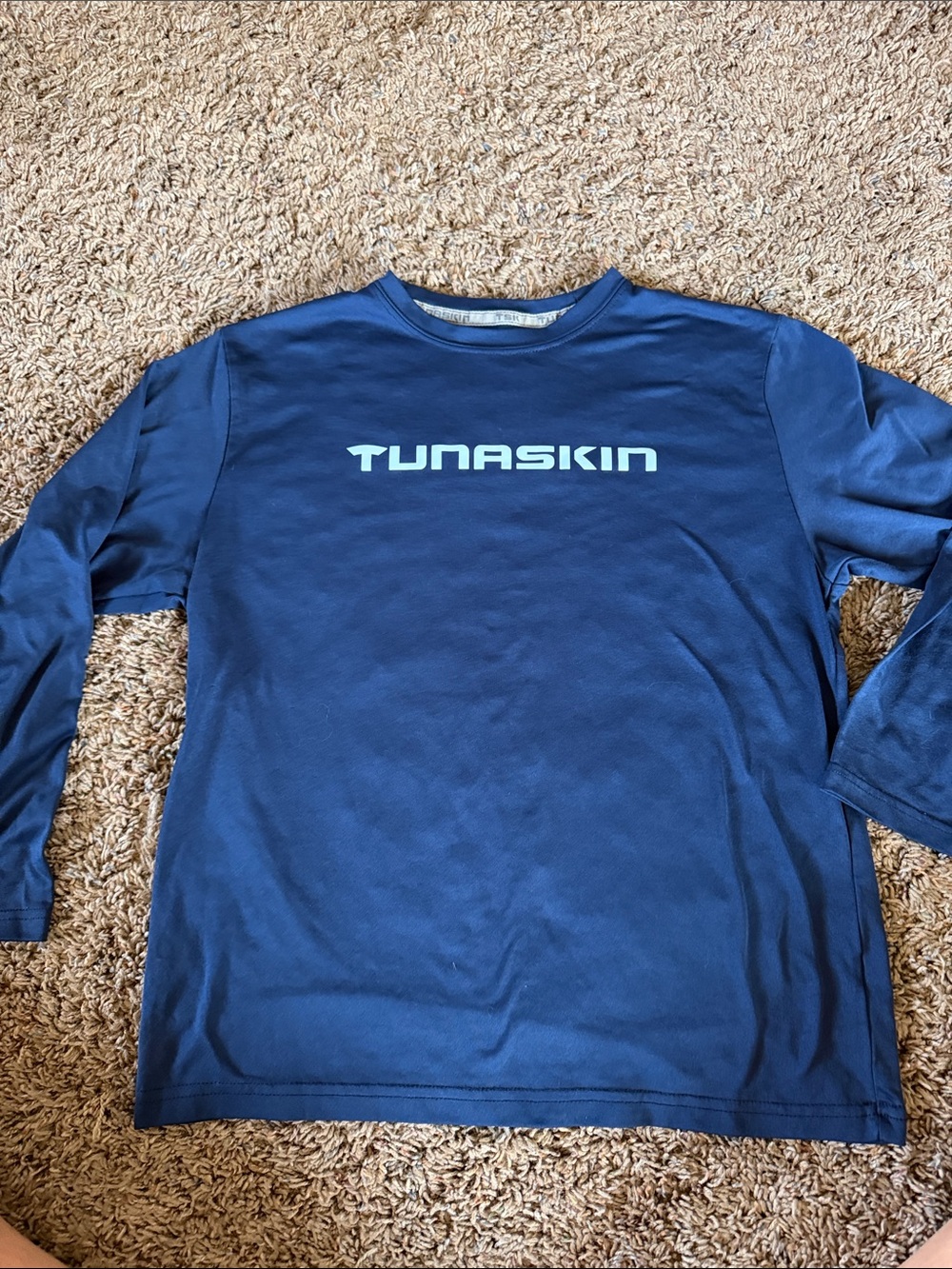 Boys' Long Sleeve Navy Performance Tee